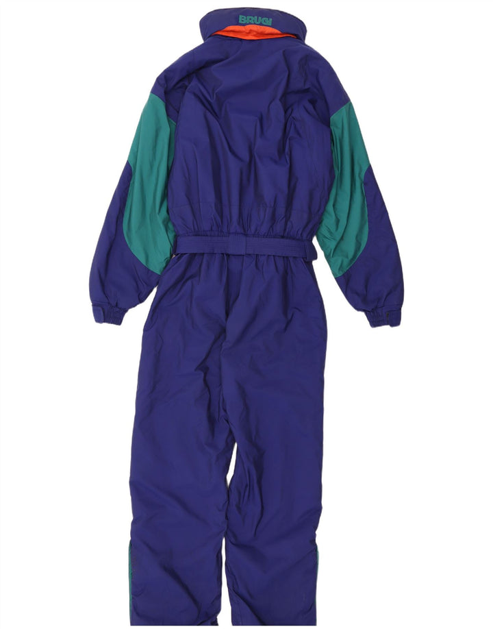 Brugi Combinaison de ski pour homme UK 40 Medium Bleu marine Colourblock Polyamide