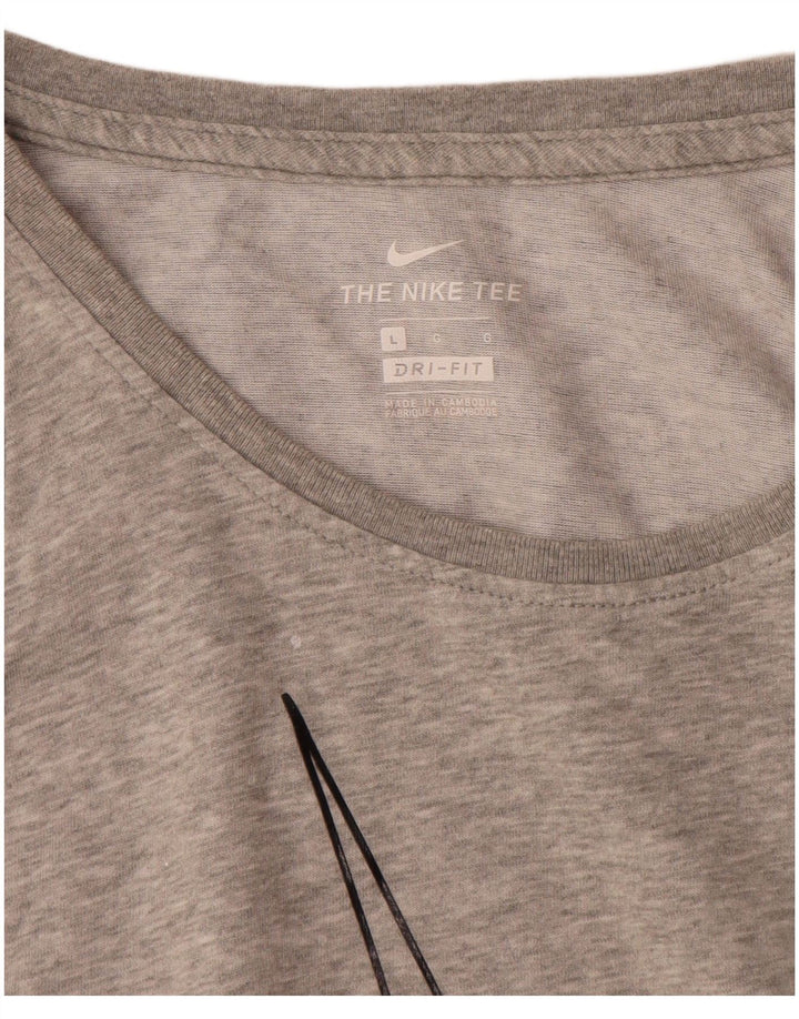 Nike Hommes Dri Fit Graphic Débardeur Grand Gris Coton
