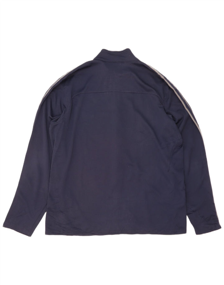 NIKE Veste de survêtement pour homme 2XL en polyester rayé bleu marine