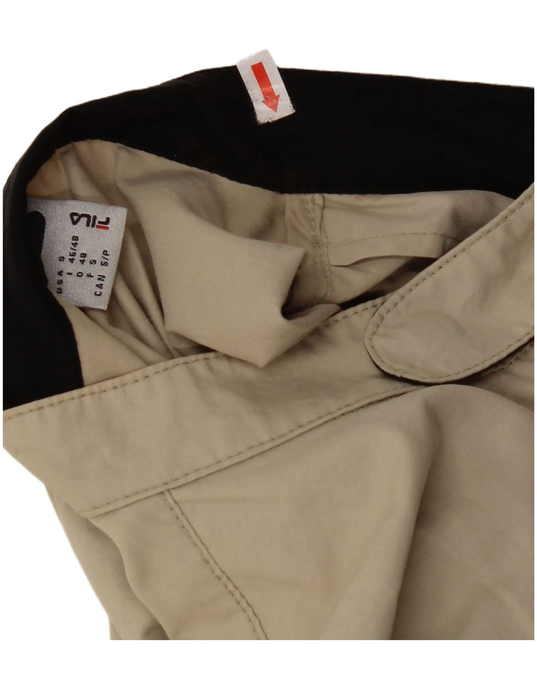 FILA Veste Bomber Homme UK 36 Petit Coton Beige