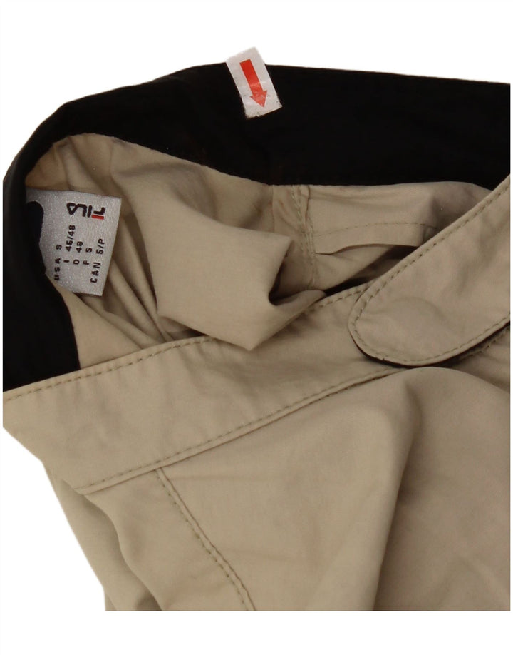 FILA Veste Bomber Homme UK 36 Petit Coton Beige