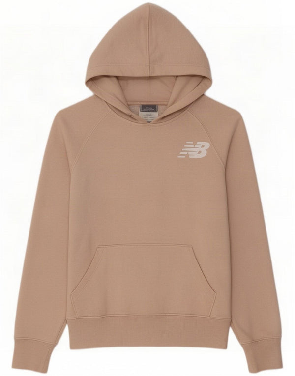 New Balance Pull à capuche surdimensionné pour femme UK 6 XS Coton rose