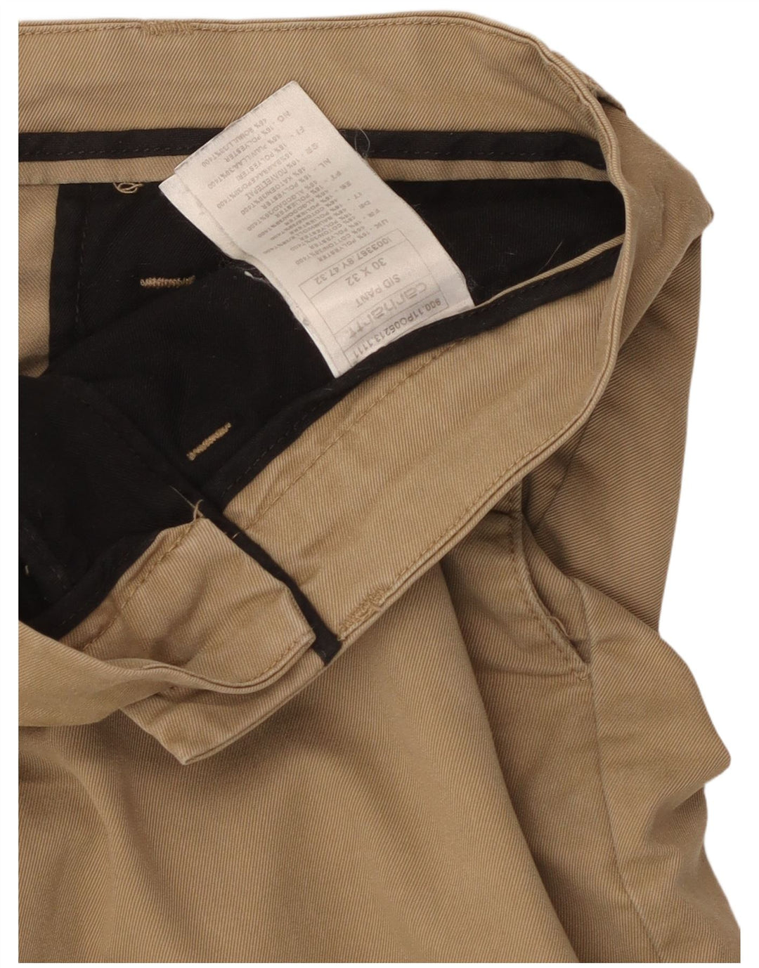 Carhartt Pantalon Chino Slim Homme W30 L32 Beige Polyester