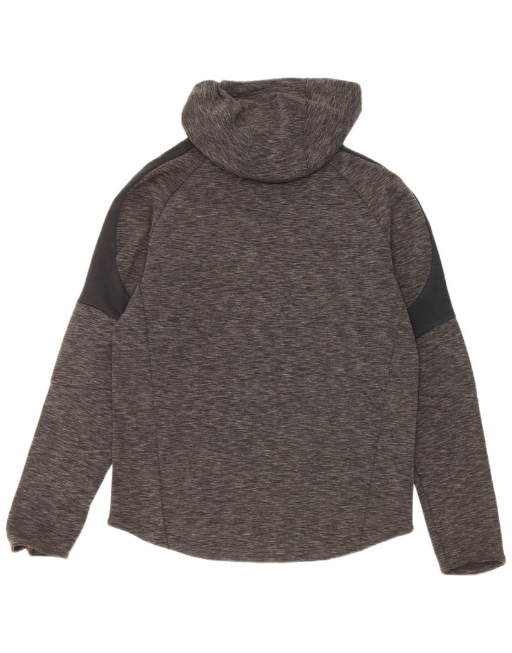 Puma Pull à Capuche Homme Gris Moyen Moucheté Coton
