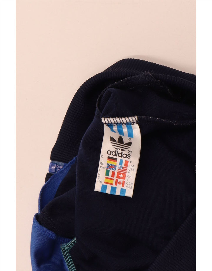 Adidas Veste de survêtement pour homme UK 40/42 Bleu moyen Colorblock Polyester