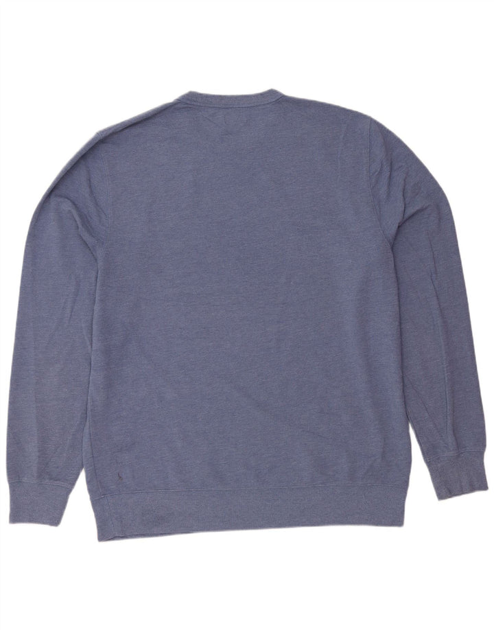 J. CREW Sweat-Shirt Homme XL Bleu Coton