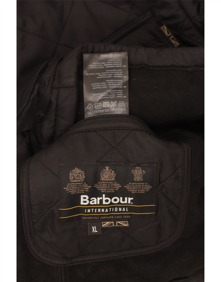 Barbour Veste matelassée pour homme UK 42 XL Noir Polyamide