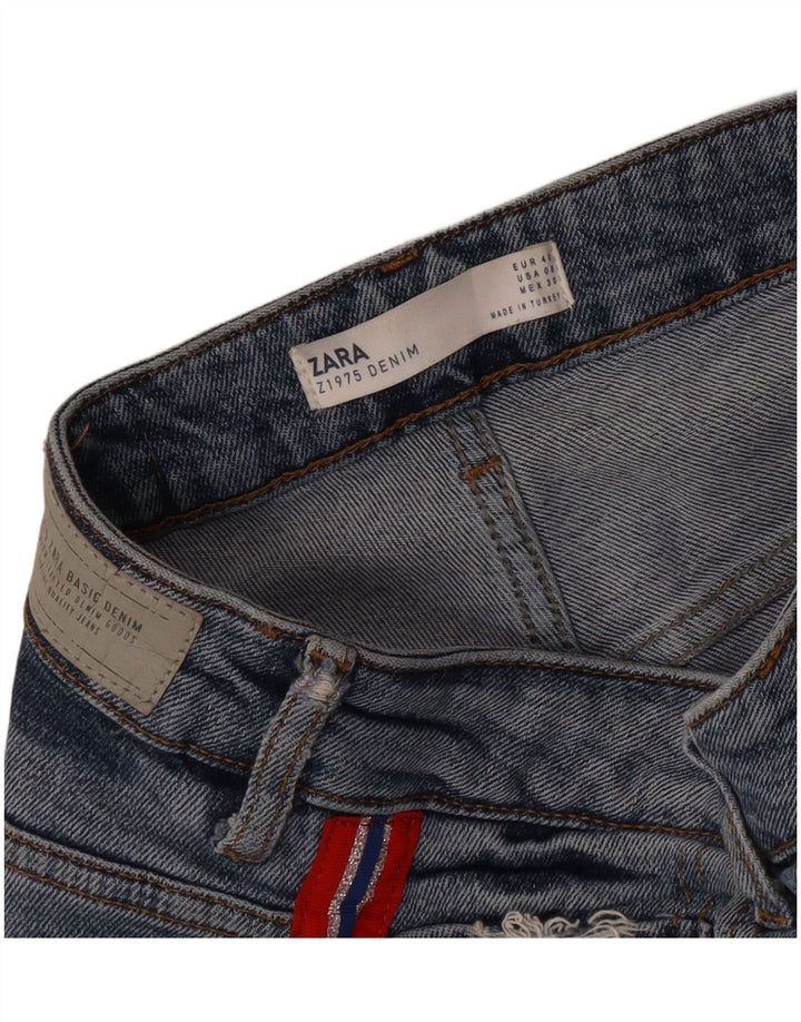 Zara Jean skinny pour femme EU 40 Medium W30 L28 Bleu