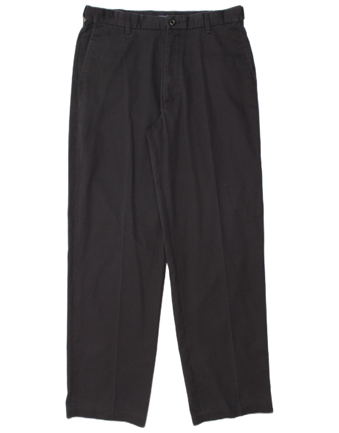 IZOD Pantalon Chino Droit Homme W34 L34 Bleu Marine Coton