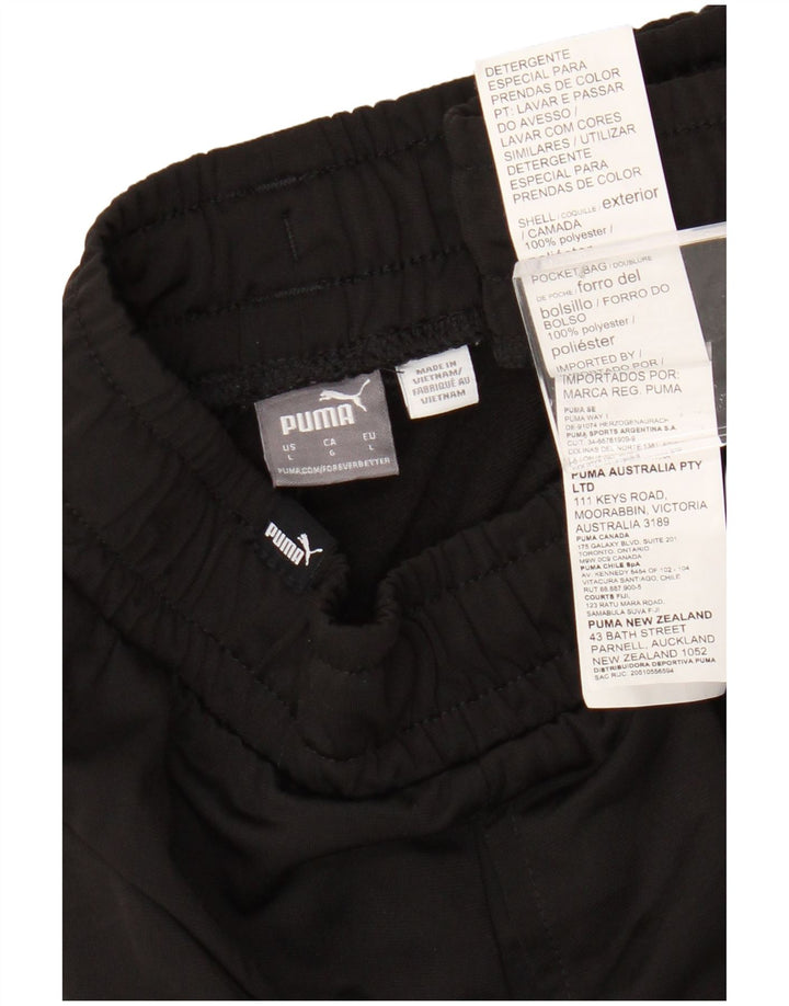 Puma Pantalon de survêtement pour homme Taille L Noir Polyester