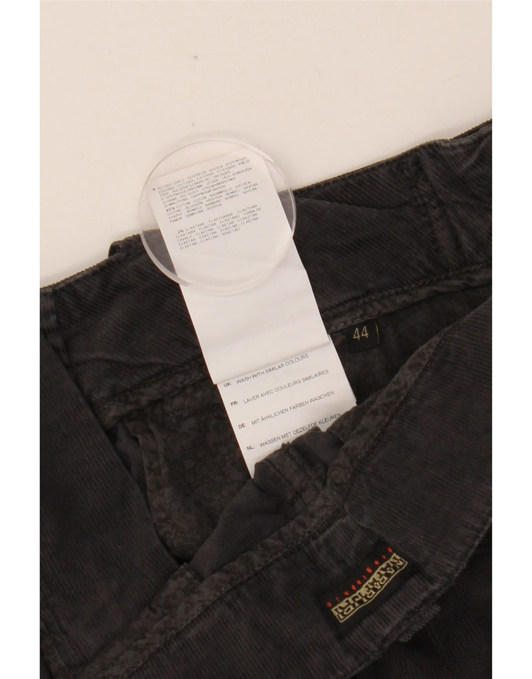 NAPAPIJRI Jupe géographique en velours côtelé pour femme IT 44 Medium W32 Coton noir