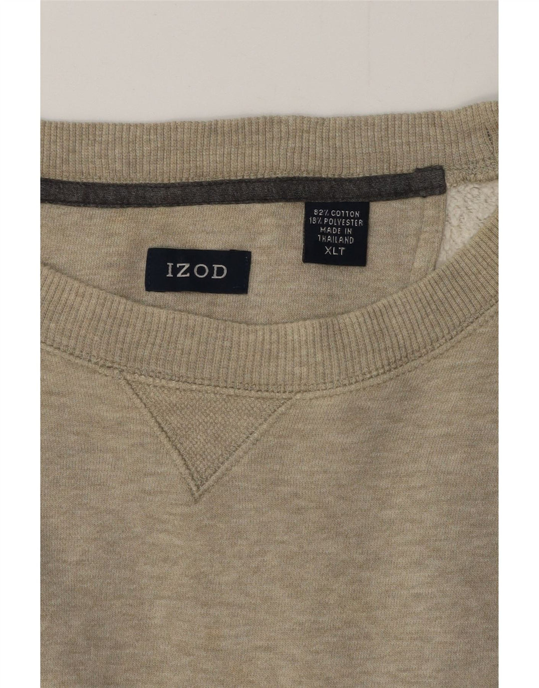 IZOD Sweat-Shirt Homme XL Gris Moucheté Coton