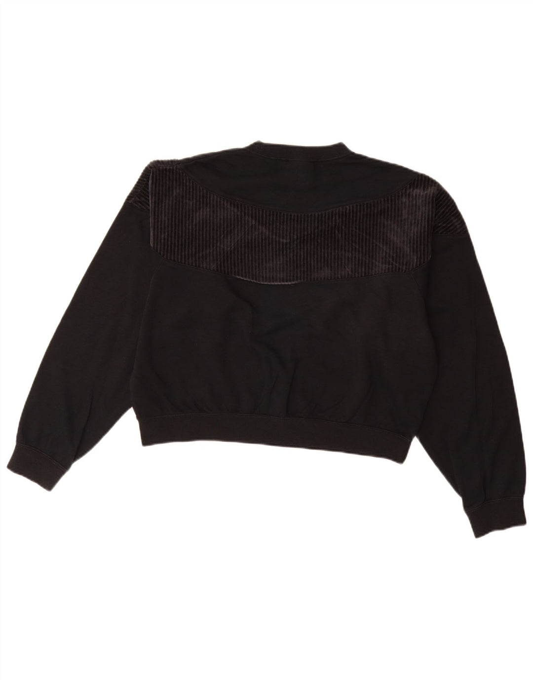 NIKE Sweat-shirt surdimensionné pour femme UK 10 Petit coton noir