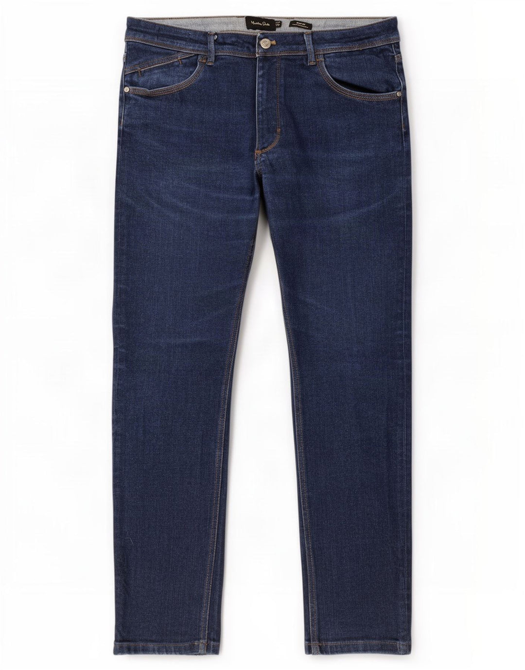 Massimo Dutti Jean slim pour homme EU 44 Large W34 L30 Bleu