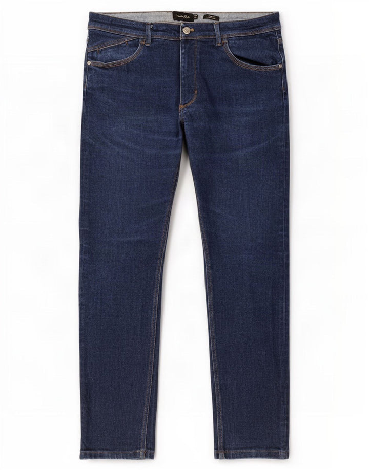 Massimo Dutti Jean slim pour homme EU 44 Large W34 L30 Bleu