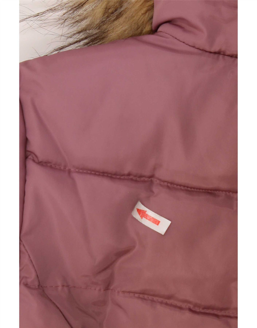 Dkny Manteau rembourré à capuche pour fille 10-11 ans Rose moyen Polyester