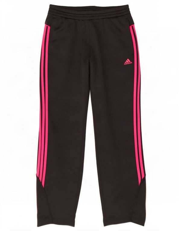 Adidas Pantalon de survêtement pour femme UK 8/10 Small Noir Polyester