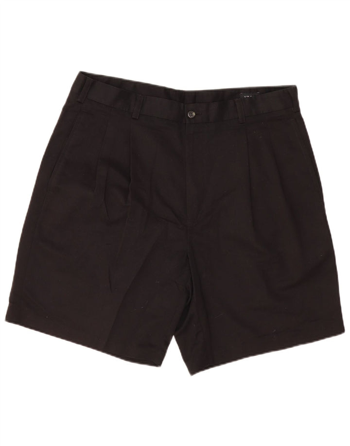 Izod Short Chino Pegged Homme W36 Grand Noir Polyester