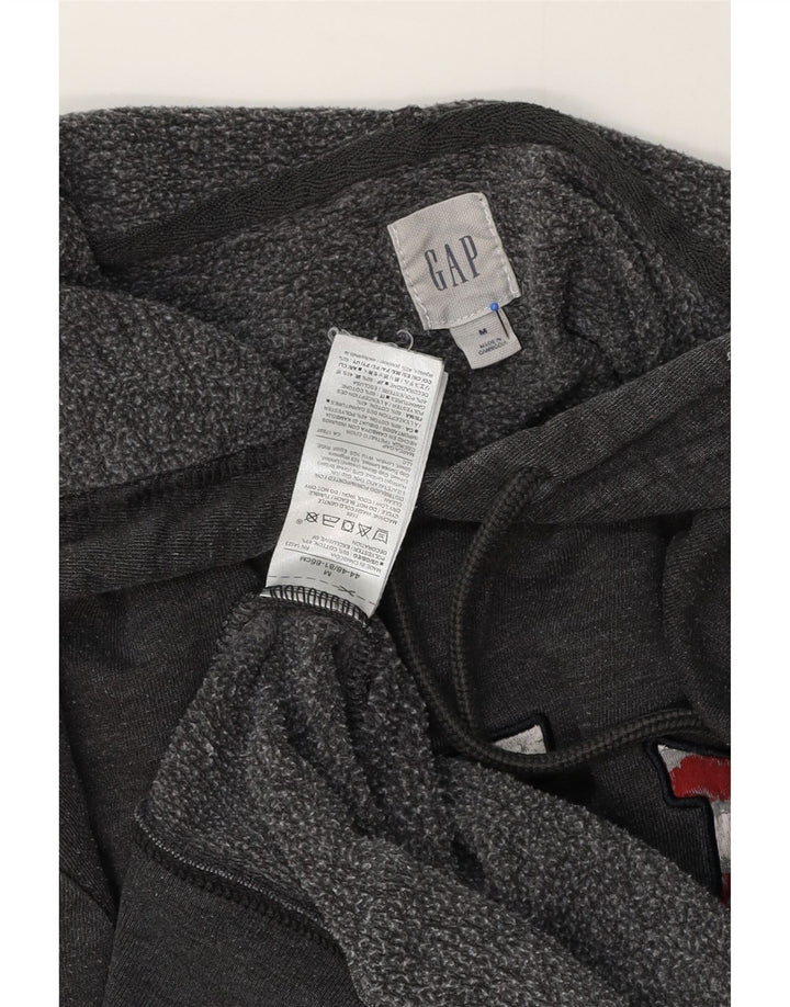 Gap Pull à Capuche Graphique Homme Gris Moyen Coton
