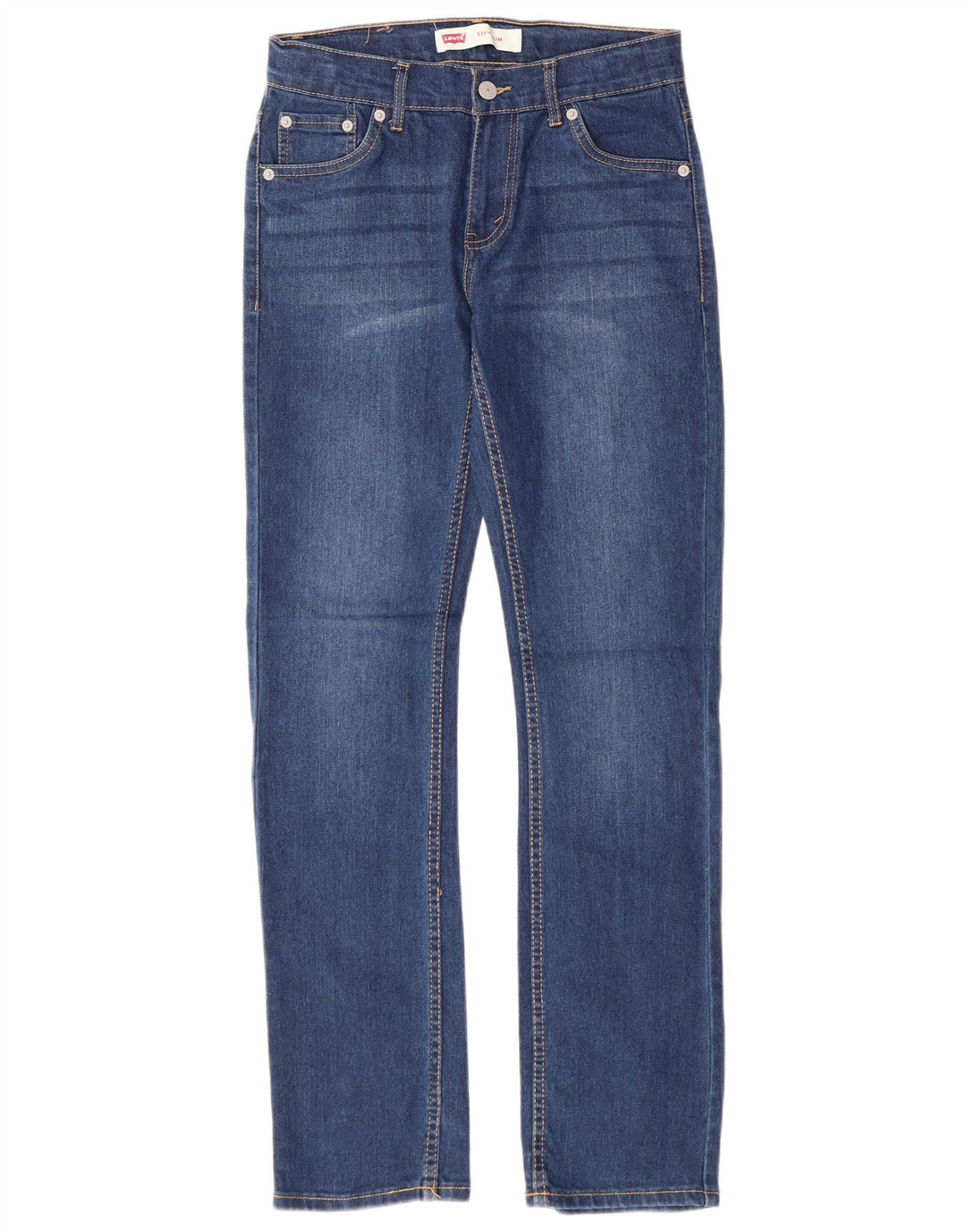 Levi's Garçon 511 Slim Jean 13-14 ans W27 L30 Bleu Coton