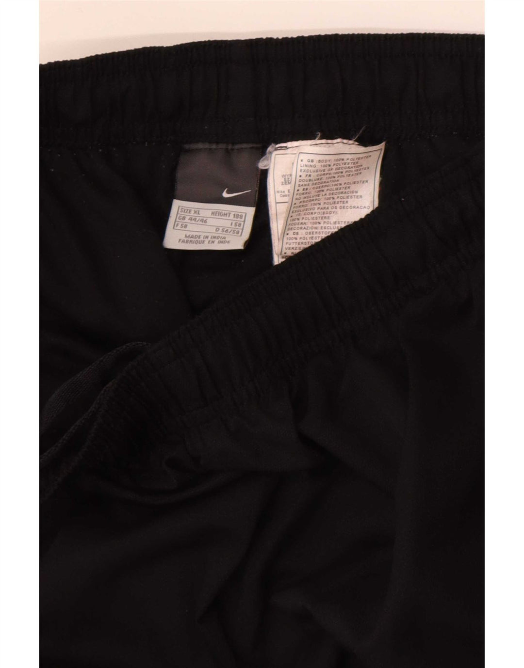 Nike Pantalon coupe-vent graphique pour homme UK 44/46 XL Noir Polyester