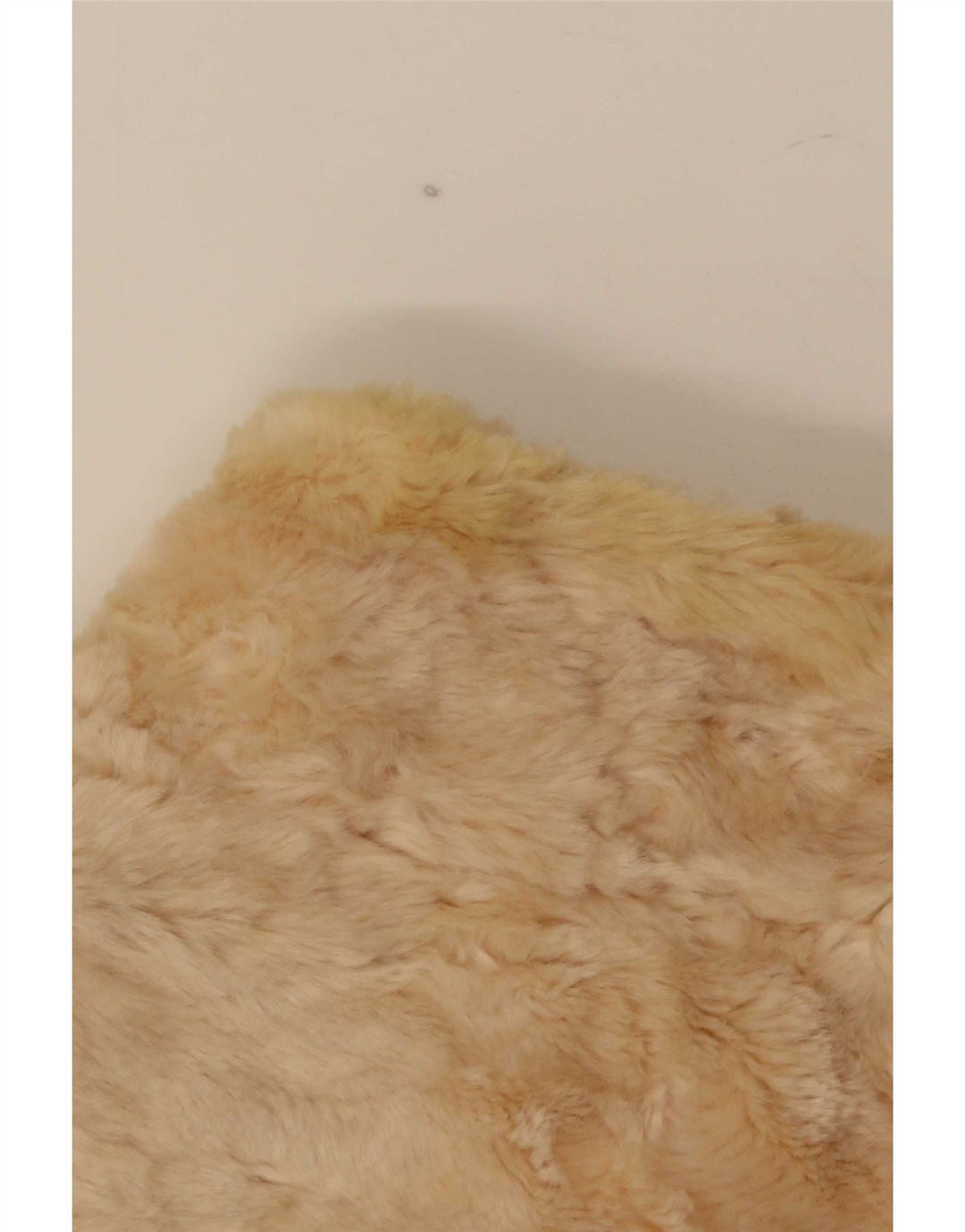 Oasis Veste en fausse fourrure pour femme UK 14 Beige moyen