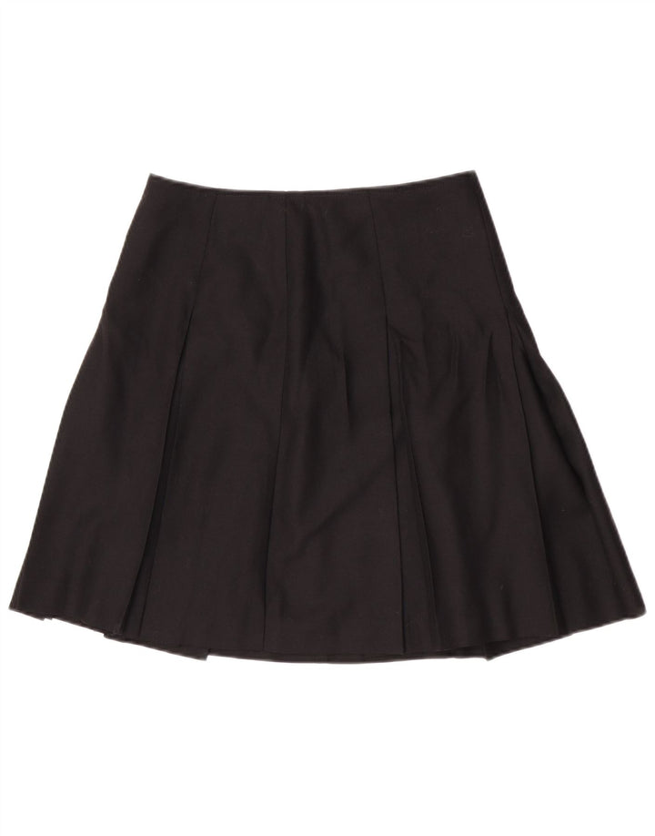 jupe plissée femme vintage W28 Noir moyen