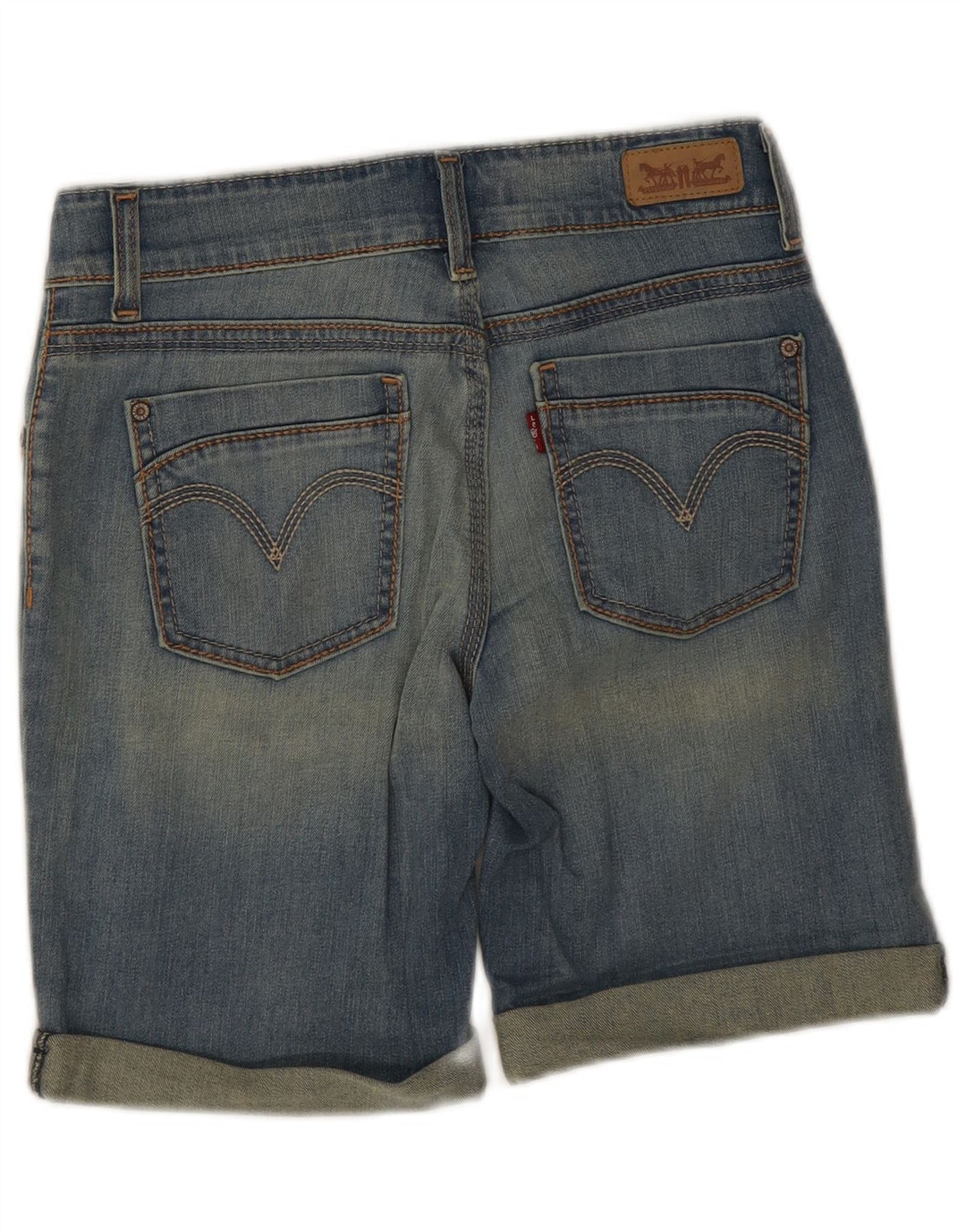 Levi's Short En Jean Femme US 6 Medium W28 Bleu Coton