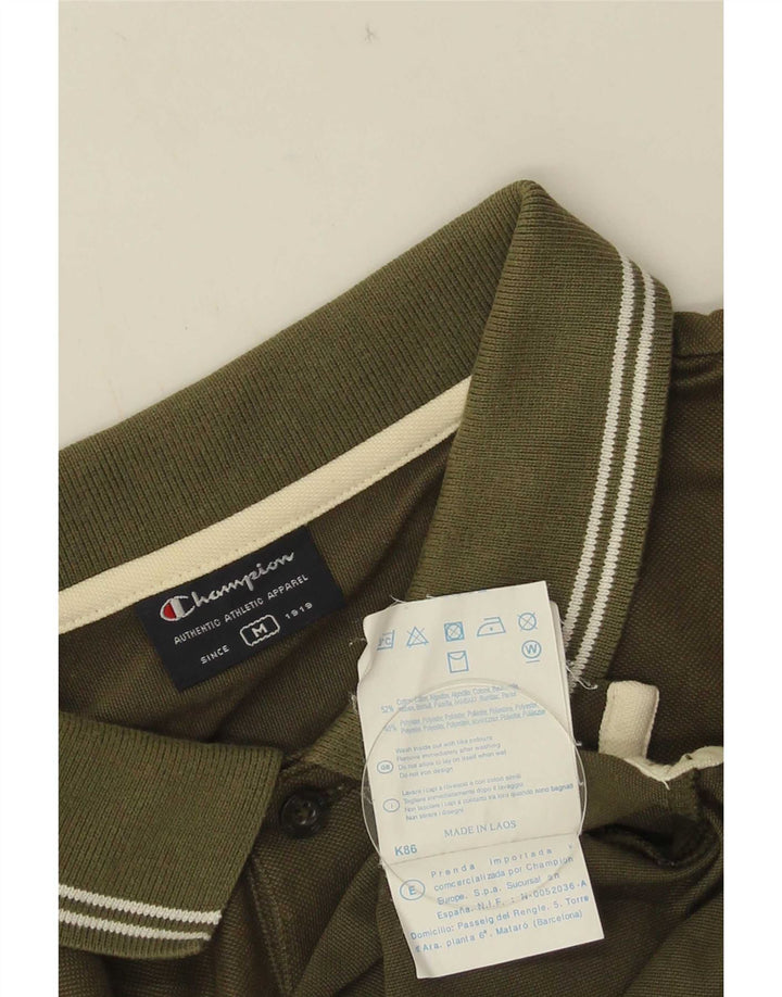 Champion Polo Homme Vert Moyen Coton