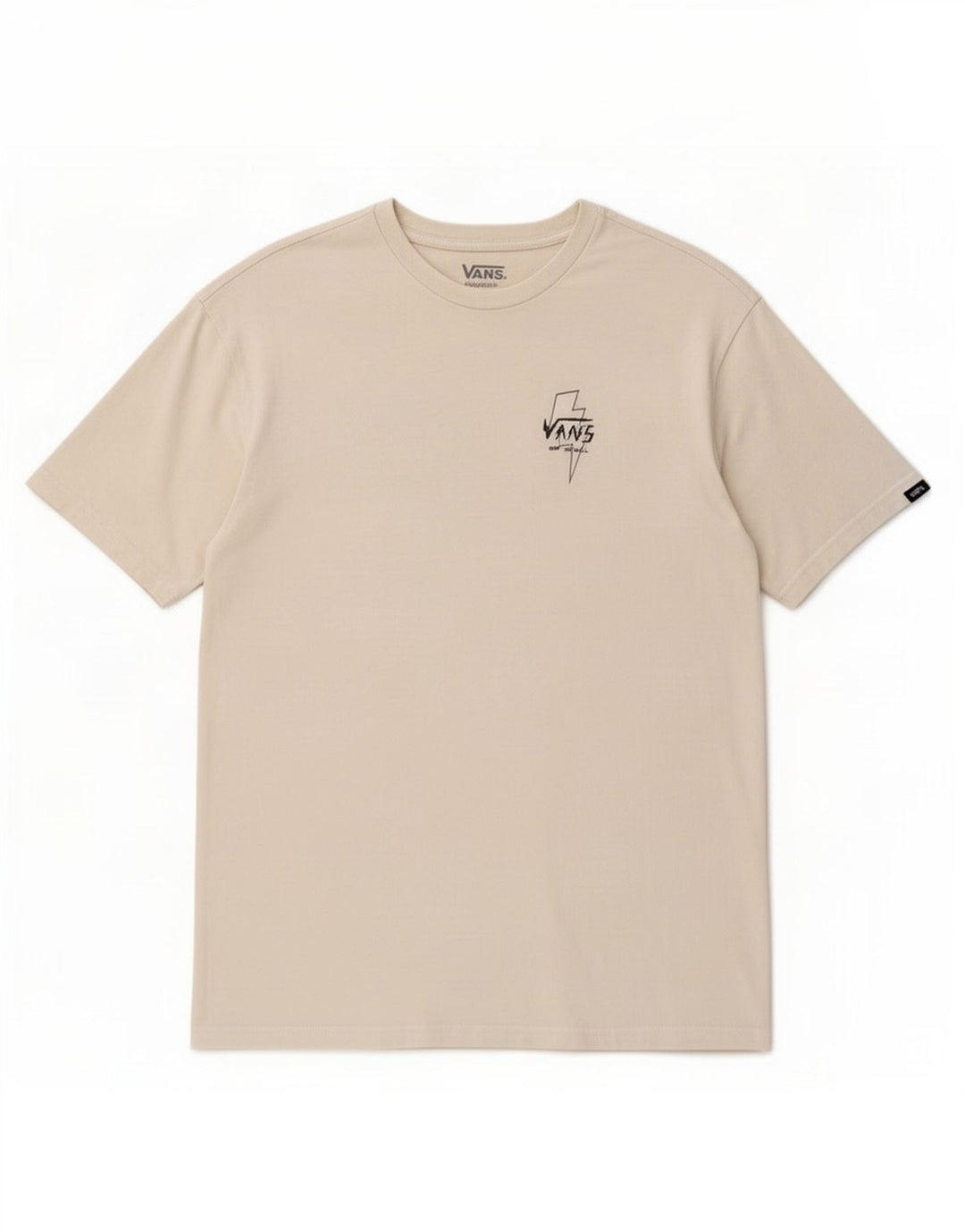 Vans Homme Coupe Classique T-Shirt Graphique Haut Blanc Moyen Coton