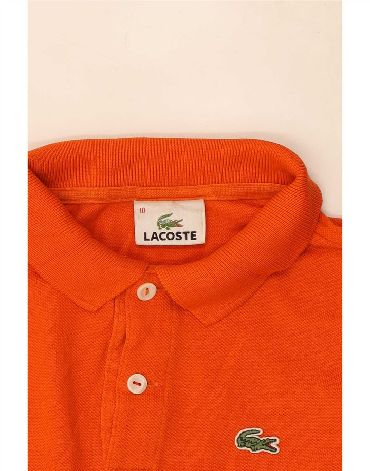 Polo Lacoste Garçon 9-10 ans Orange