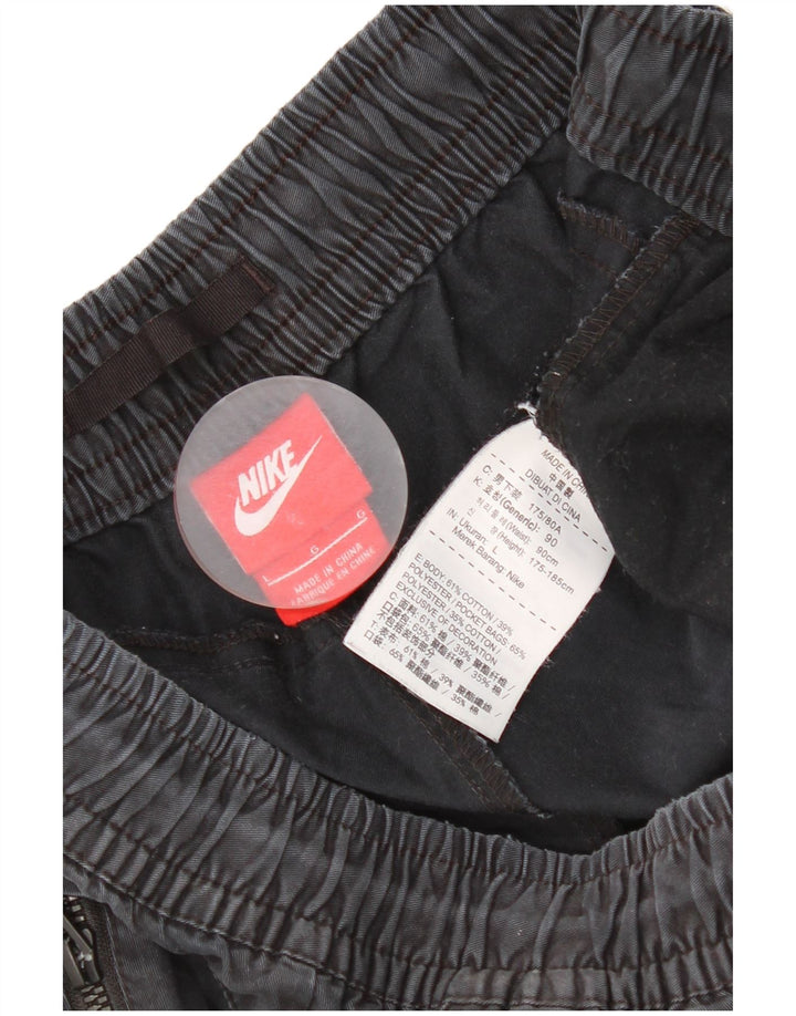 Nike Pantalon de survêtement pour homme en coton noir Taille L