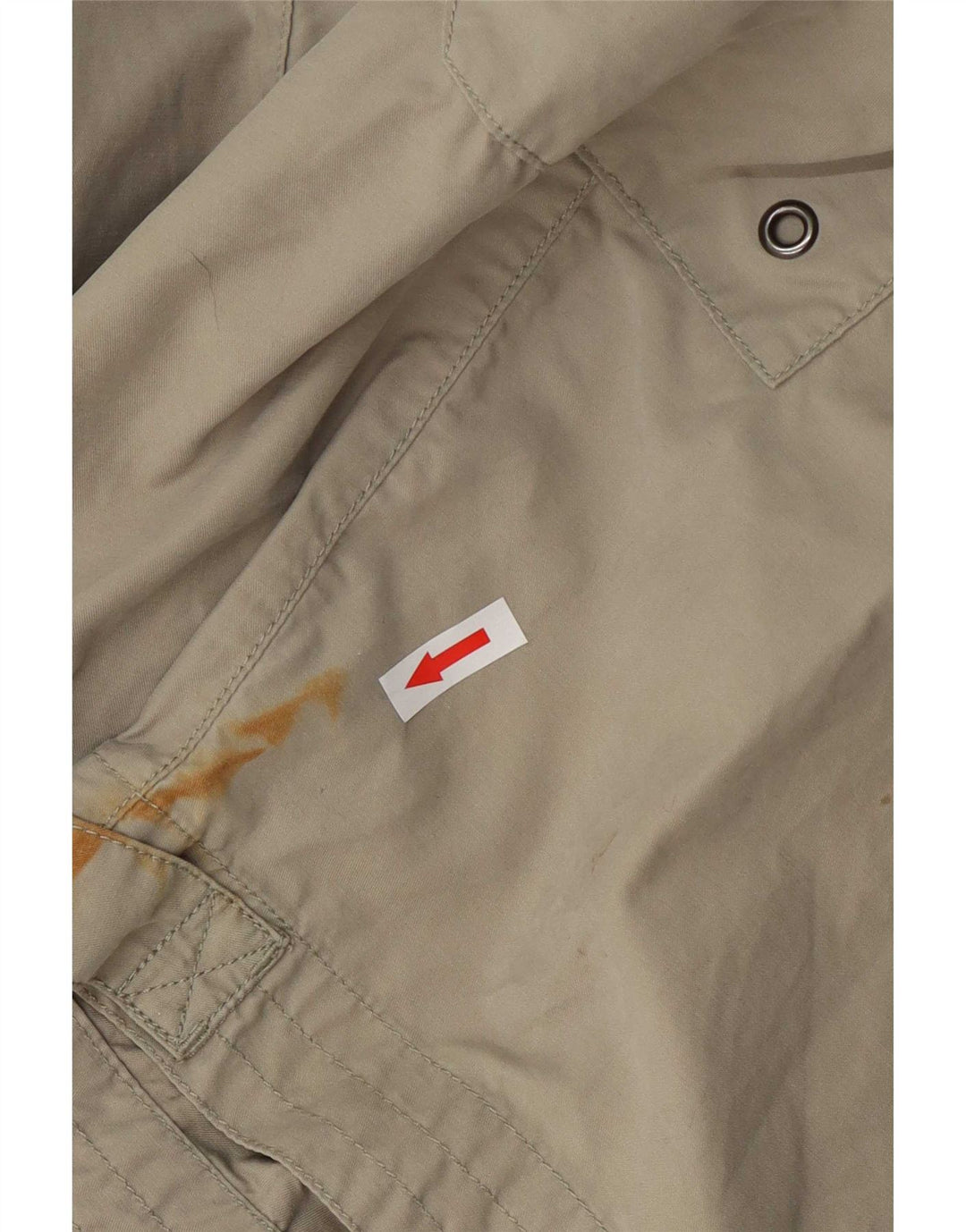 Animal Short Cargo Homme Petit W29 Kaki Coton