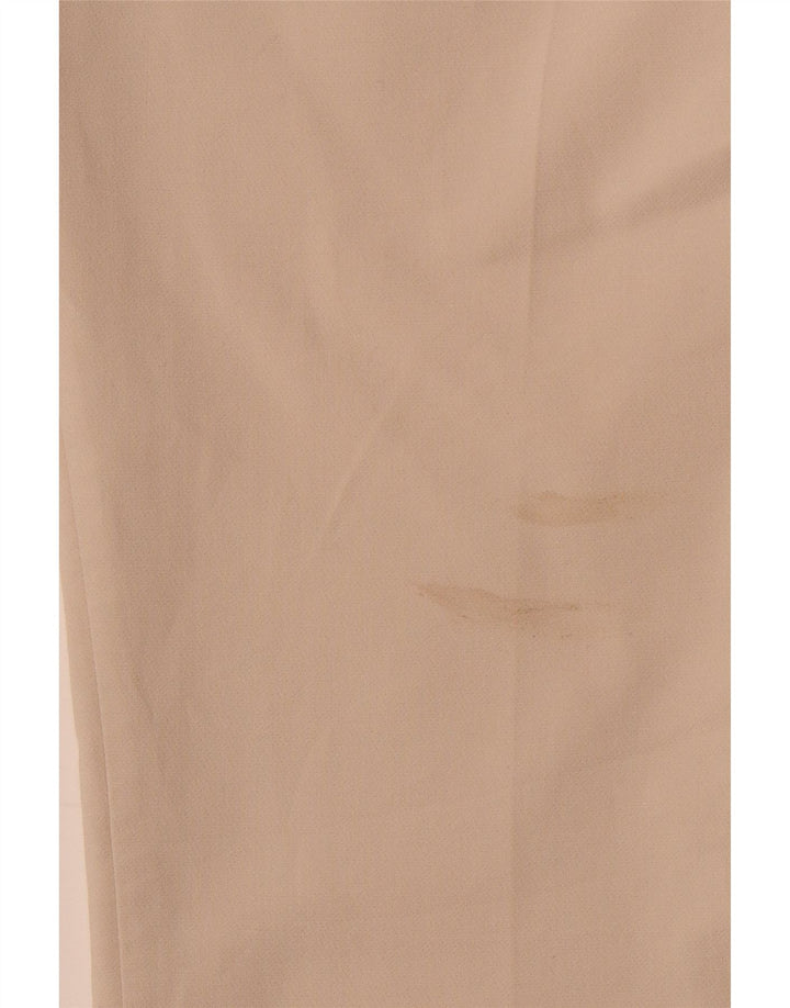 Pantalon Chino Fuselé Femme ZARA XS W24 L26 Coton Beige
