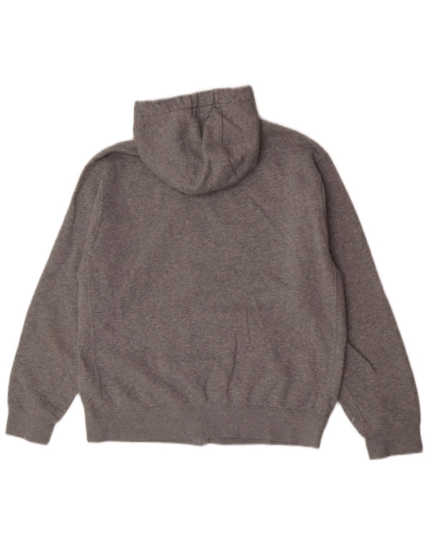 Nike Sweat à capuche zippé pour homme Gris moyen Coton Sports