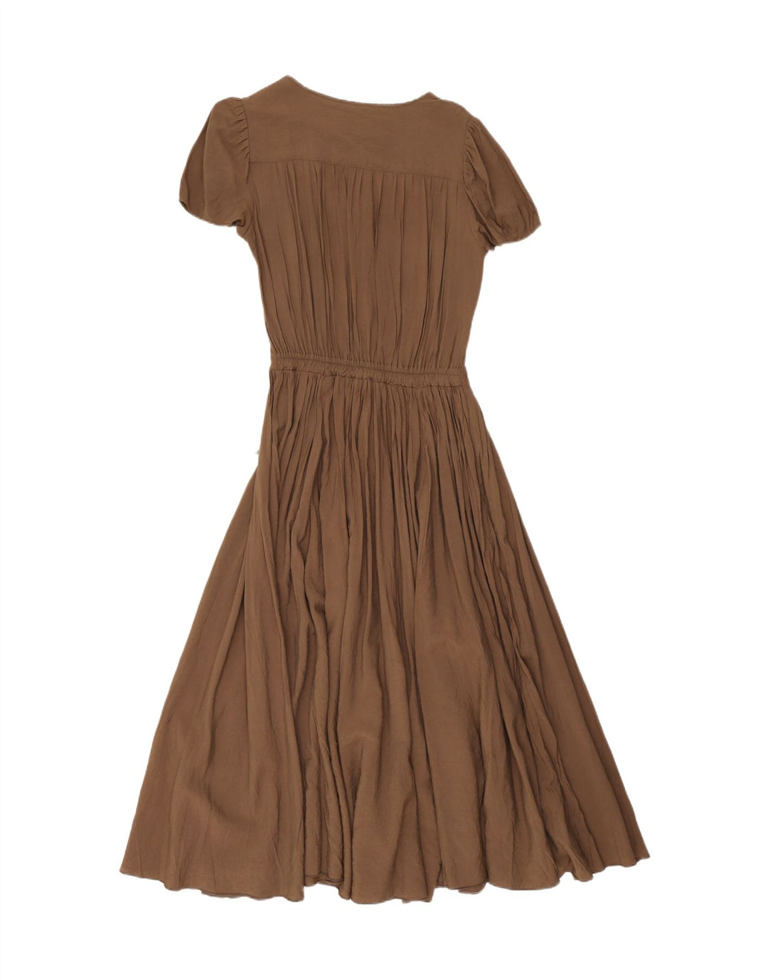 La Madeleine Robe Maxi Femme UK 14 Large Marron