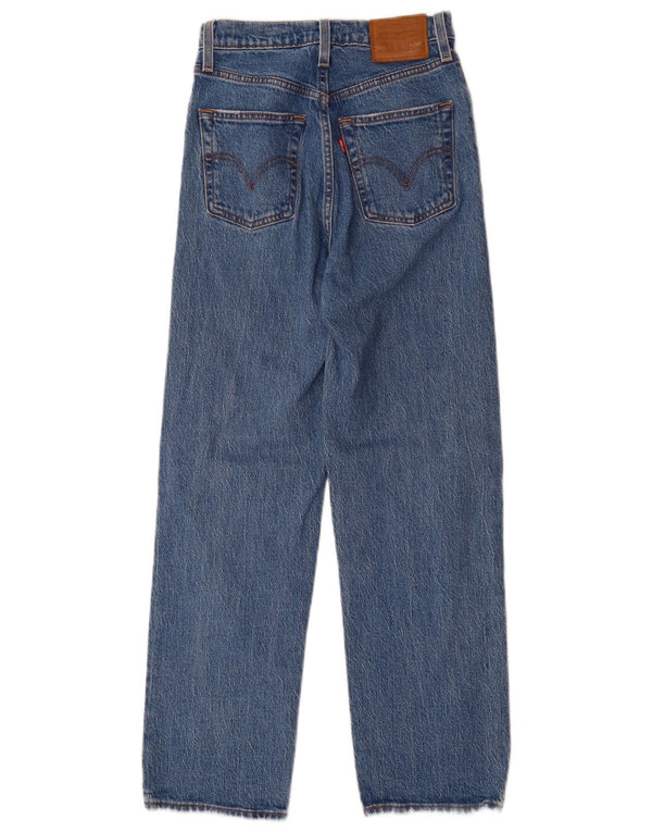 Levi's Jean Droit Taille Haute Ribcage Femme W24 L29 Bleu Coton