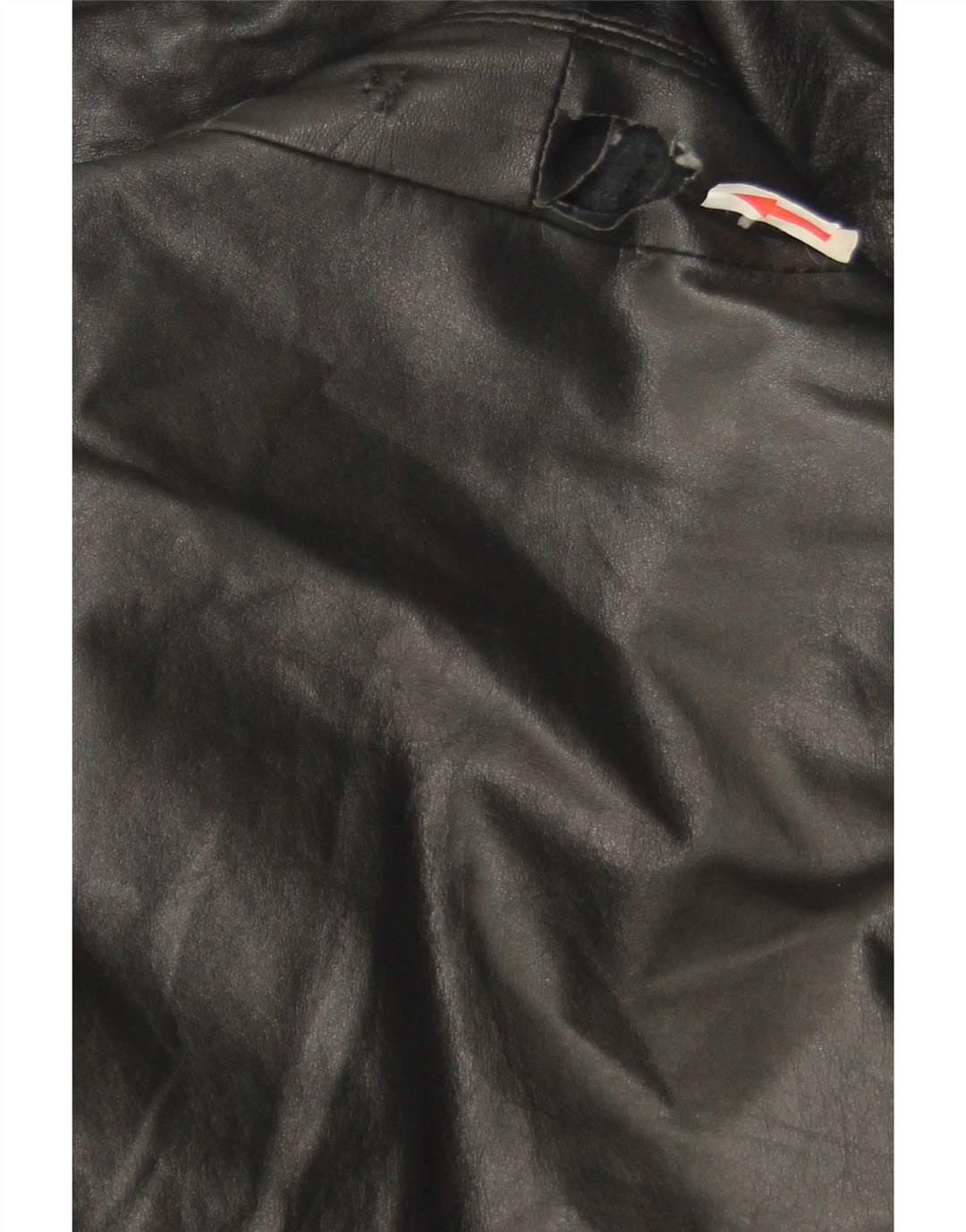 manteau en cuir homme vintage EU 46 Petit Noir