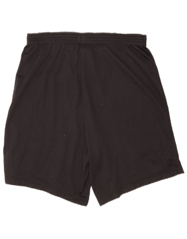 Champion Short de Sport Homme Nylon Noir Moyen