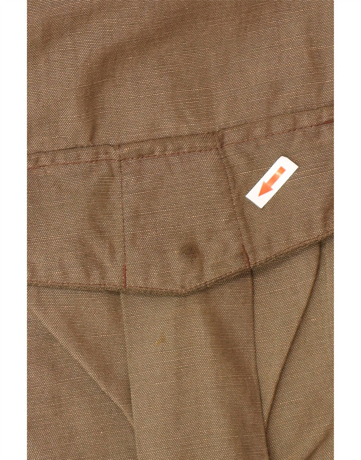 Napapijri Veste utilitaire pour homme UK 40 Large Kaki Polyester