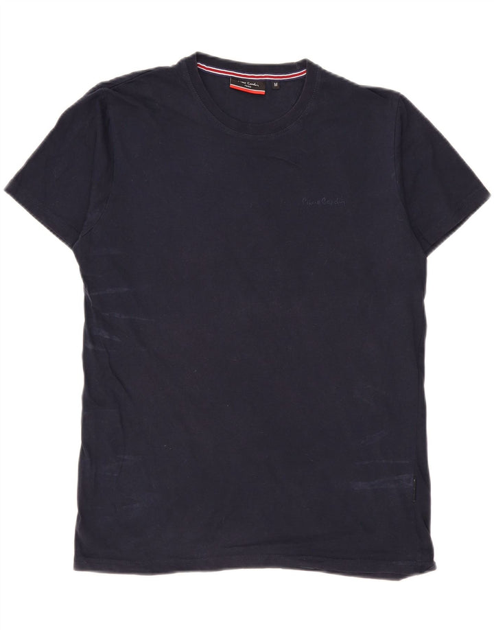 Pierre Cardin T-Shirt Homme Top Bleu Marine Moyen Coton