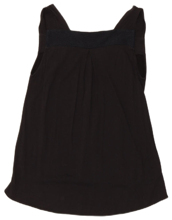 Zara Tunique sans manches pour femme UK 12 Noir moyen