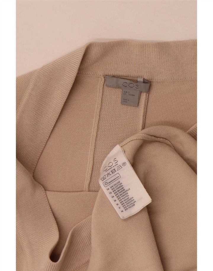 Cos Robe droite surdimensionnée pour femme UK 10 Small Beige Viscose