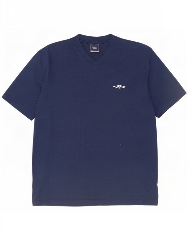 Umbro T-Shirt Homme Top 2XL Bleu Marine Polyester