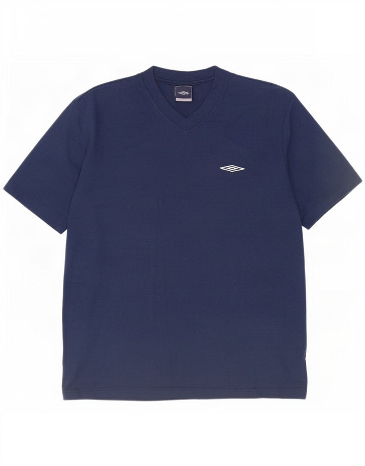 Umbro T-Shirt Homme Top 2XL Bleu Marine Polyester