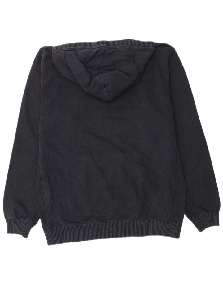 CHAMPION Pull à capuche graphique pour hommes, grand coton noir