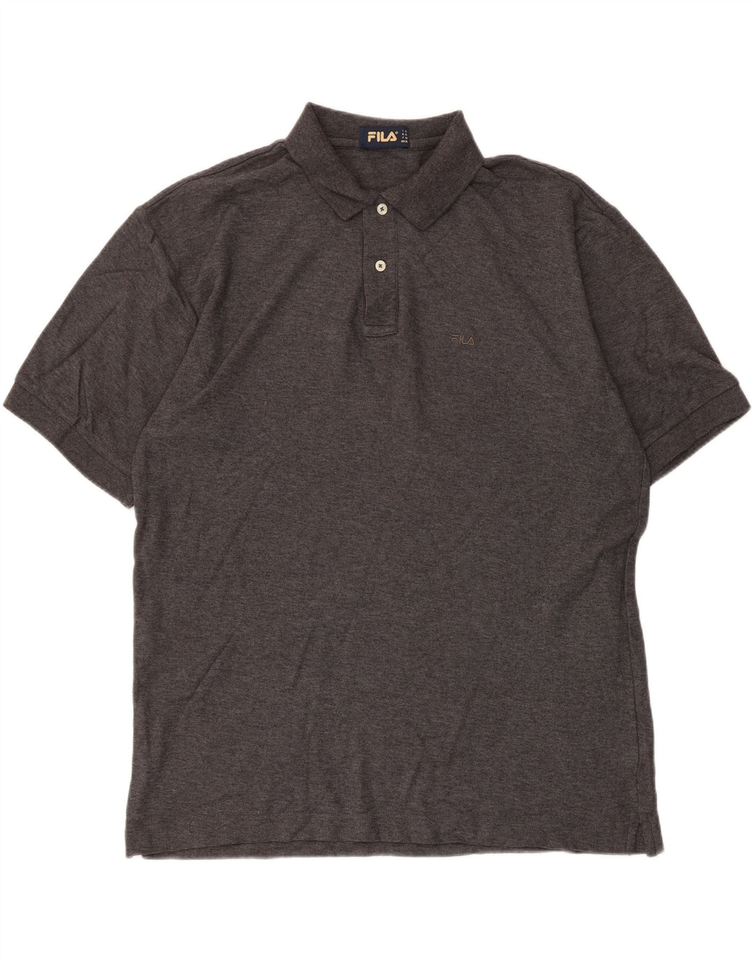 Fila Polo Homme XL Gris Moucheté Coton
