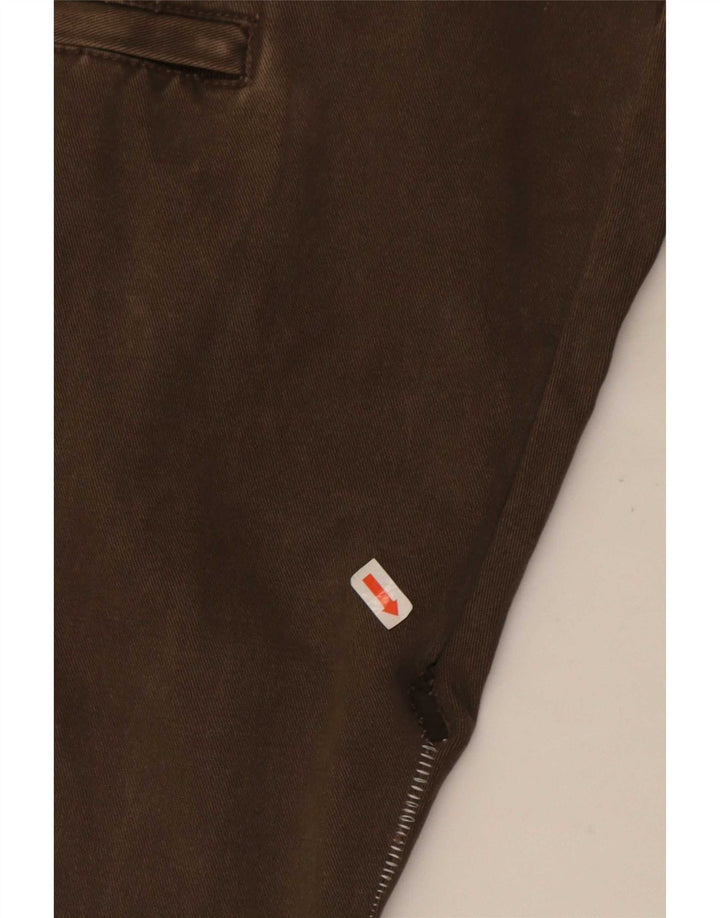 Bromfield Pantalon cargo droit pour homme IT 48 Medium W30 L27 Marron Coton