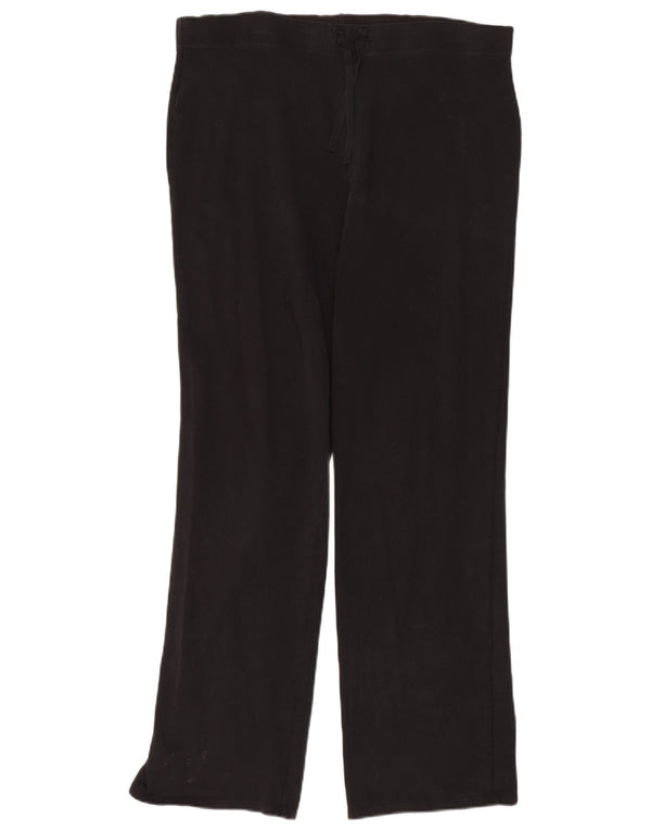 Marks & Spencer Pantalon de survêtement pour femme UK 16 Large Noir Coton
