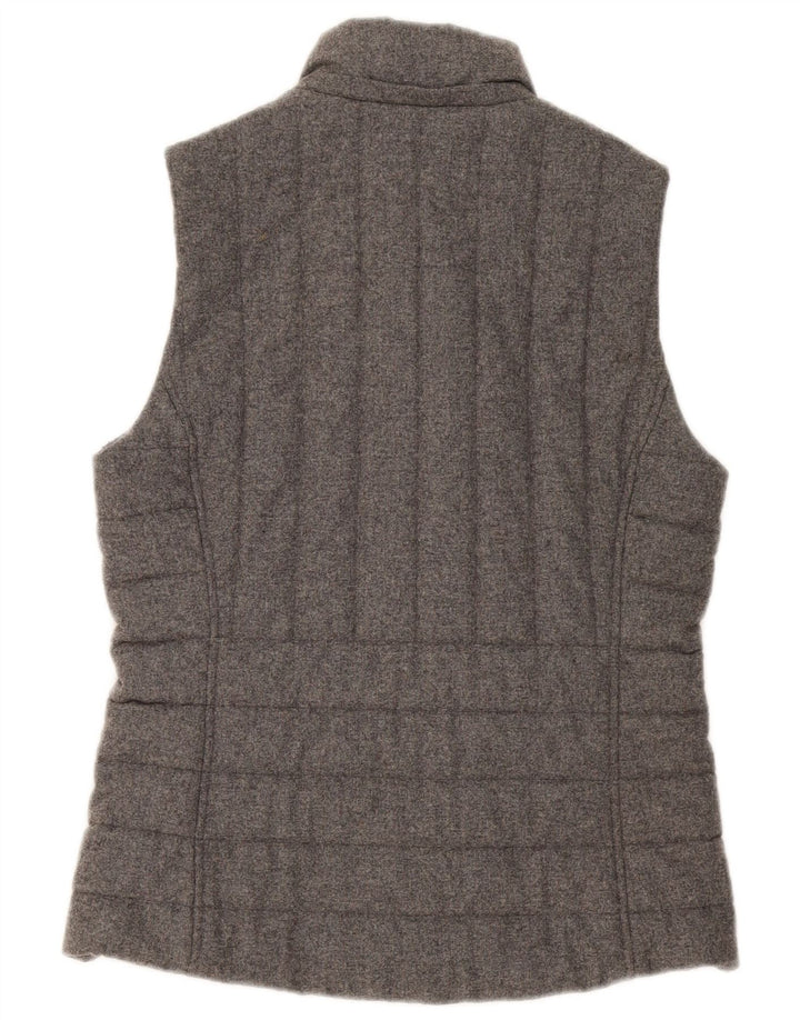 Tommy Hilfiger Gilet rembourré pour femme UK 14 Laine gris moyen